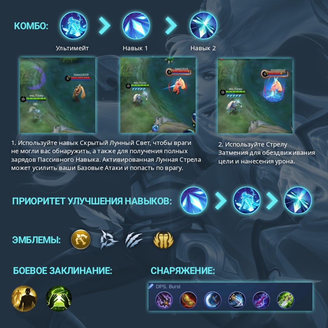 Mobile legends как играть. Гайд на Лейлу mobile Legends. Сборка на Лейлу mobile Legends. Лейла мобайл легенд гайд. Радиус атаки башни в ЛОЛ.